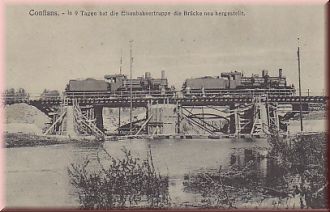 Lokomotive, Brückenbau, Conflans