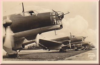 Junkers Ju 86 K Kampflugzeug vor dem Sart