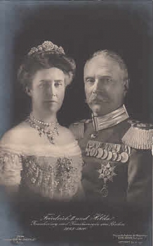 Großherzog Friedrich II. von Baden mit Großherzogin Hilda