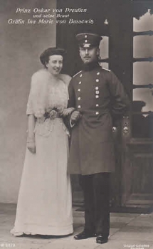Prinz Oskar von Preußen und Gräfin Ina Marie von Bassewitz