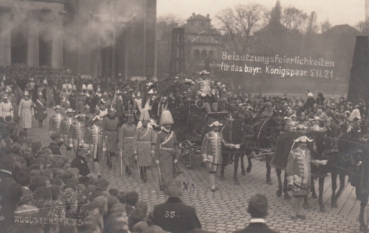 Beisetzungfeierlichkeiten für das Bayr. Königspaar 05.11.1921