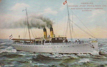 Dampfer "Hamburg - America Linie - Silvana "