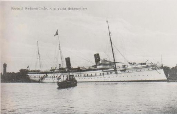 Dampfer " S.M. Yacht Hohenzollern "