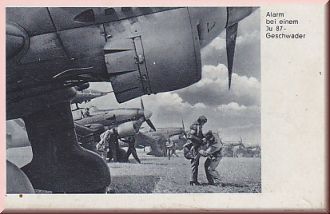 Alarm bei einem Junkers Ju 87 Geschwader