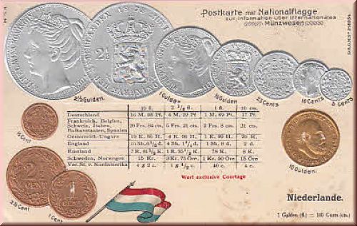 Ak Münzen Niederlande
