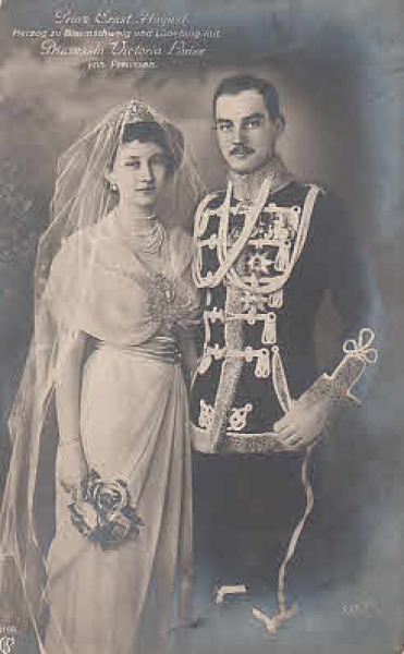 Prinz Ernst August zu Braunschweig und seine Braut Victoria Luise